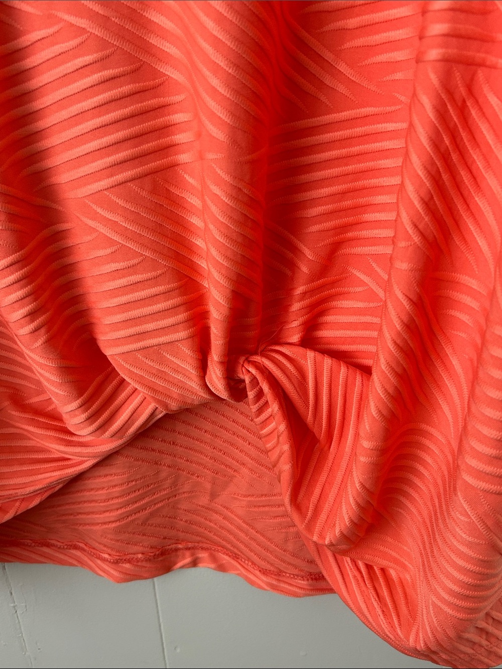 Ruby Rd. Coral Textured V-Neck Tunic - Picture 5 of 7
